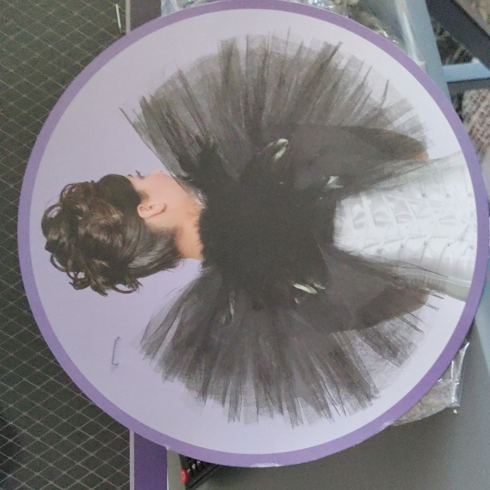 Tulle  feather wings Black